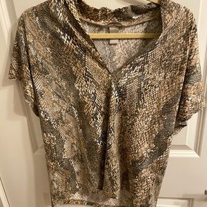 Snake Print Top